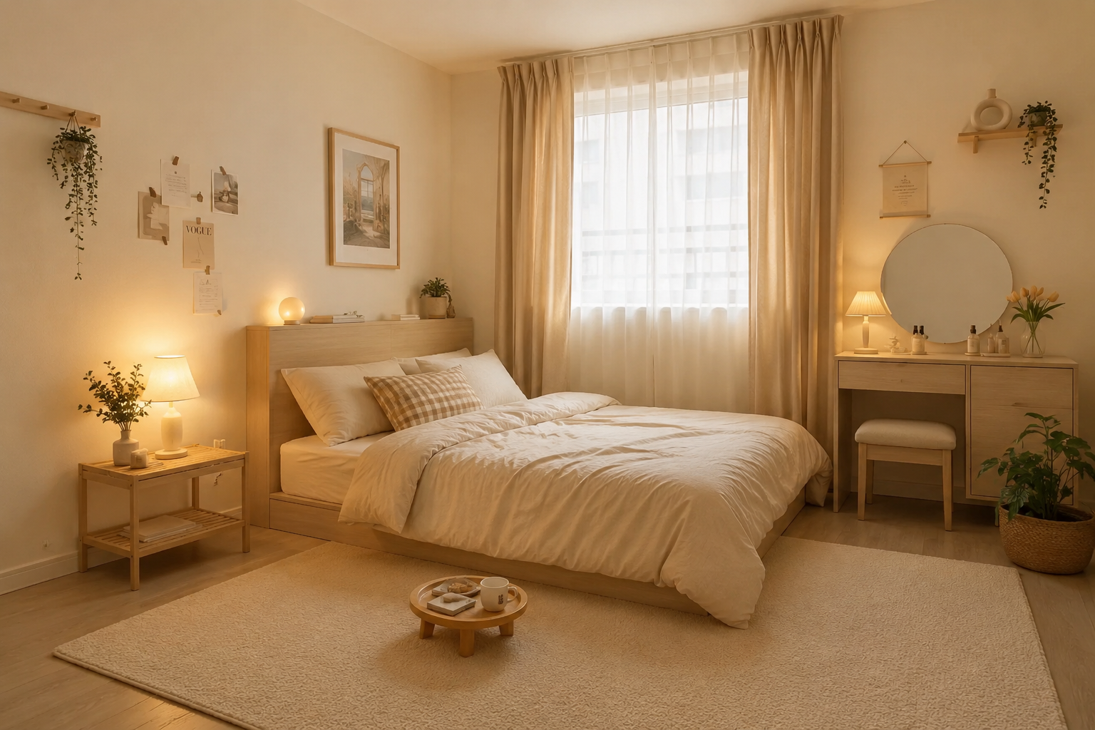 Decor Phòng Ngủ Phong Cách Hàn Quốc Cần Những Gì?