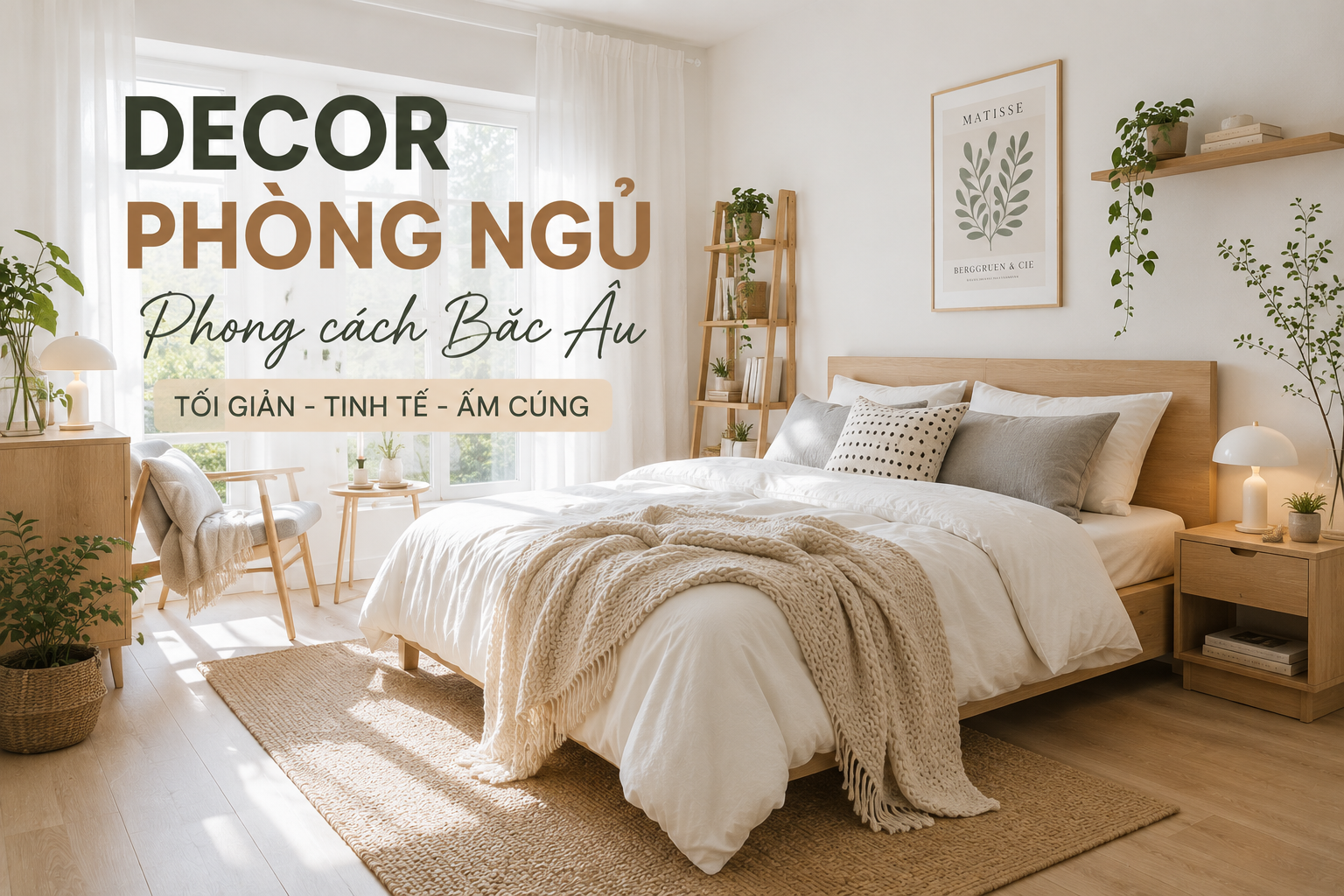 Decor Phòng Ngủ Phong Cách Bắc Âu Từ A-Z